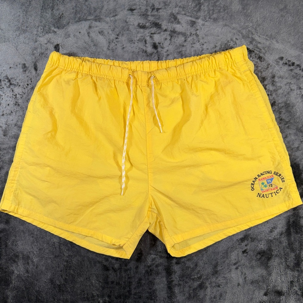 Nautica Yellow Men’s Swim Trunks